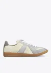 Maison Margiela Sneakers In Beige With Front Lace-up Fastening In Multicolor