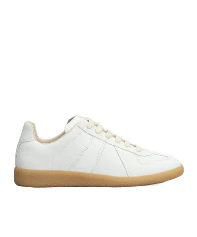 Maison Margiela Replica Lace-up Sneakers In White