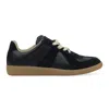 Maison Margiela Replica Suede Leather Gum Sole Sneakers In Multi