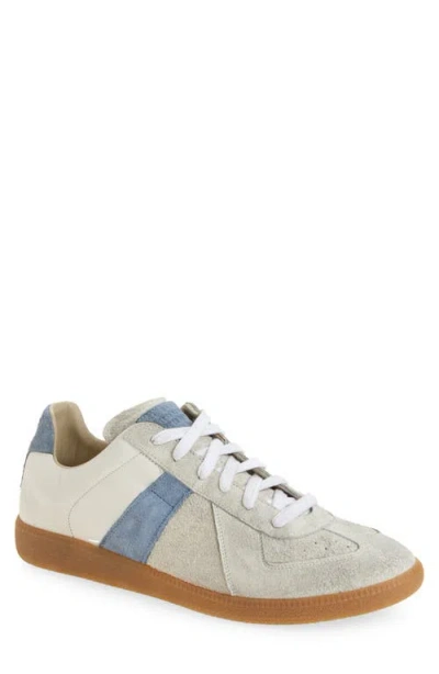 Maison Margiela White And Light Blue Replica Sneakers