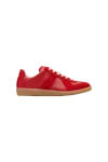 Maison Margiela Replica Leather And Suede Sneakers In Multi