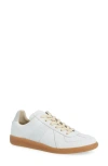 Maison Margiela Replica Low-top Leather Sneakers In White