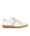 Maison Margiela Bicolor Leather Replica Sneakers In White