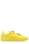 Maison Margiela Replica Patent Leather Low-top Sneakers In Yellow