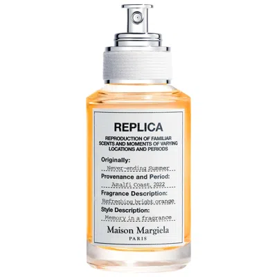 Maison Margiela 'replica' Never-ending Summer Eau De Toilette With Orange And Spritz Accord 1 oz / 30 ml Eau De Toil
