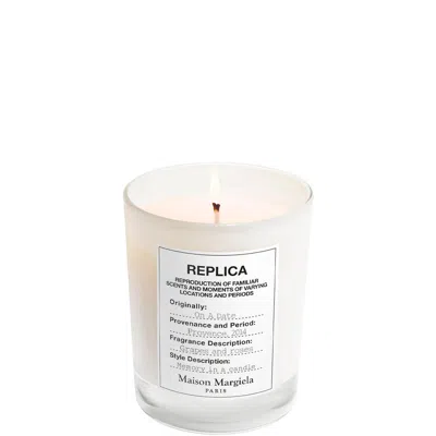 Maison Margiela Replica On A Date Candle 165g In White