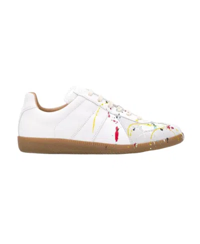 MAISON MARGIELA REPLICA 'PAINT DROP' SNEAKERS