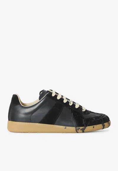 Maison Margiela Replica Paint Splatter Low-top Sneakers In Multi