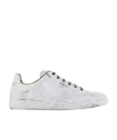 Maison Margiela Replica White Paint Sneakers