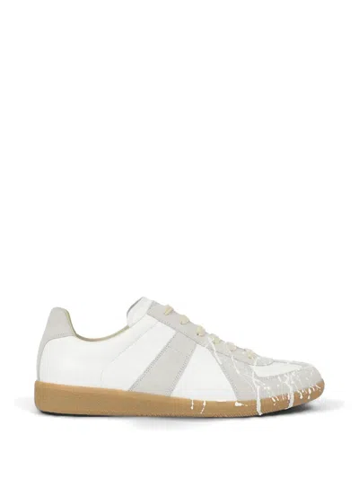 Maison Margiela Replica Paint-splatter Sneakers In Multi