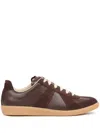 Maison Margiela Replica Low Top Leather Sneakers In Multi
