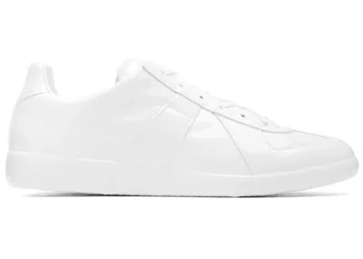 Pre-owned Maison Margiela Replica Patent (women's) Sneakers In White