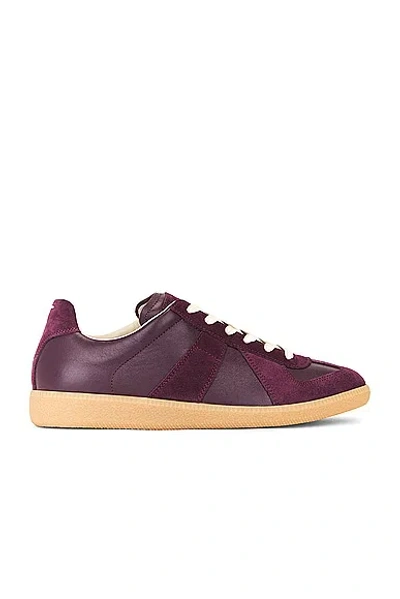 Maison Margiela Replica Sneaker In Merlot