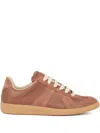 Maison Margiela Replica Suede And Leather Sneakers