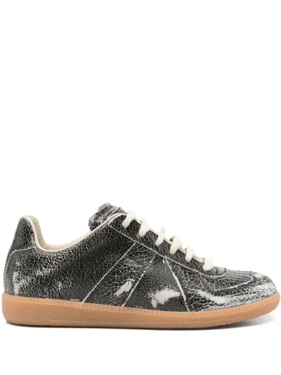 Maison Margiela Black Replica Sneakers