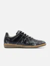 Maison Margiela Replica Sneakers Made Of Shiny Coated Leather