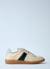 Maison Margiela Multicolor Fabric Replica Sneakers In Beige