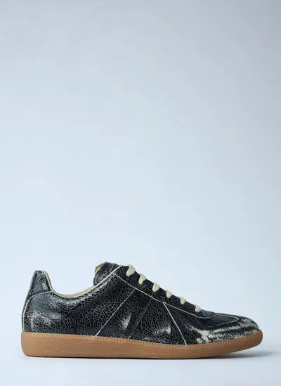 Maison Margiela Replica Sneakers In Black