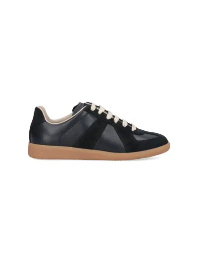 Maison Margiela Replica Sneakers With Elastic Band In Black