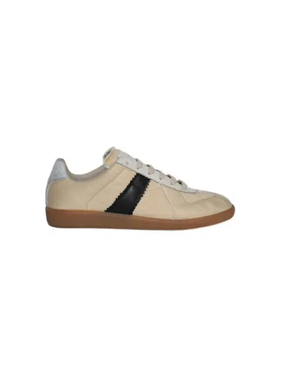 MAISON MARGIELA MAISON MARGIELA REPLICA SNEAKERS BLACK VINTAGE AND YELLOW VINTAGE