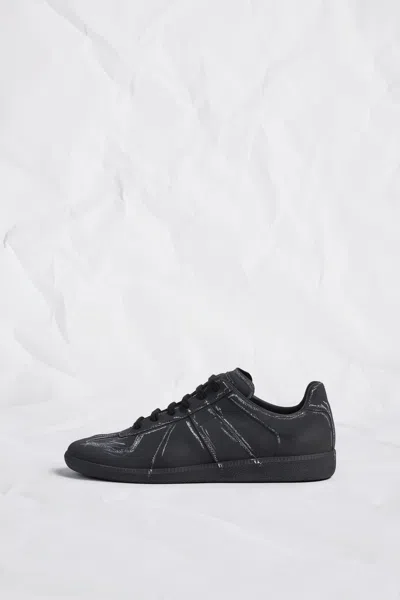 Maison Margiela Replica Sneakers Blackboard Man Black And White