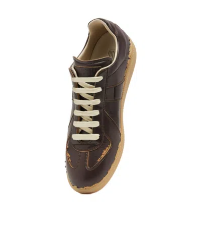 Maison Margiela Replica Sneakers In Brown