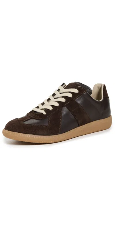 Maison Margiela Replica Low-top Sneakers Contrast Sole In Multi