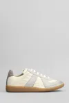 Maison Margiela Suede Panel Lace-up Low-top Sneakers