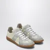 Maison Margiela Low Top Fabric And Suede Sneakers