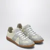 Maison Margiela Low Top Fabric And Suede Sneakers
