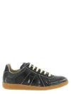 Maison Margiela Replica Sneakers Made Of Shiny Coated Leather In Multi