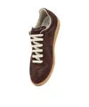 Maison Margiela Replica Low Top Sneakers In Suede And Leather In Multicolor