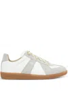 Maison Margiela Suede And Leather Sneakers In Gray