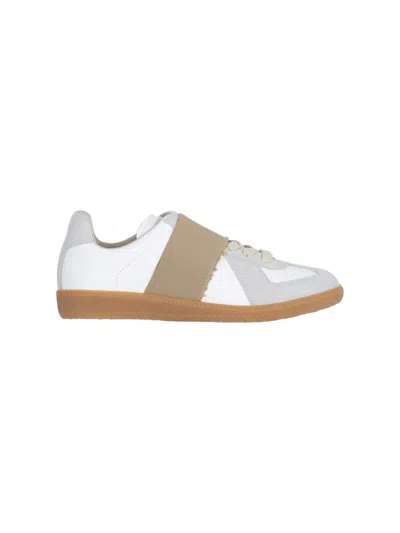 Maison Margiela Replica Trainers With Elastic Band In White