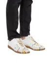 Maison Margiela Replica Paint Splatter-effect Low-top Sneakers In White
