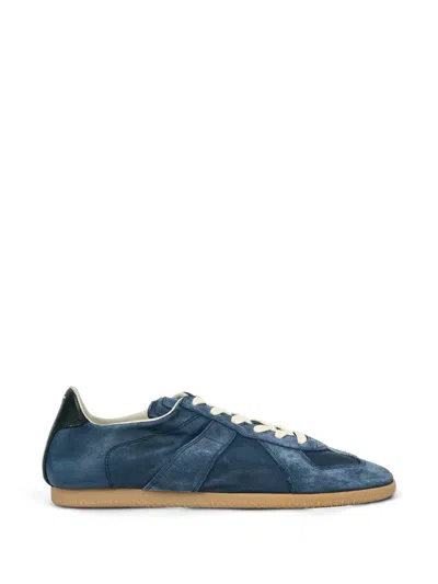 Maison Margiela Replica Soft Panelled Sneakers In Blue