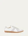Maison Margiela Bicolor Leather Replica Sneakers In White