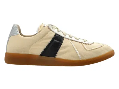 Pre-owned Maison Margiela Replica (women's) Sneakers In Black/vintage Yellow In Multi