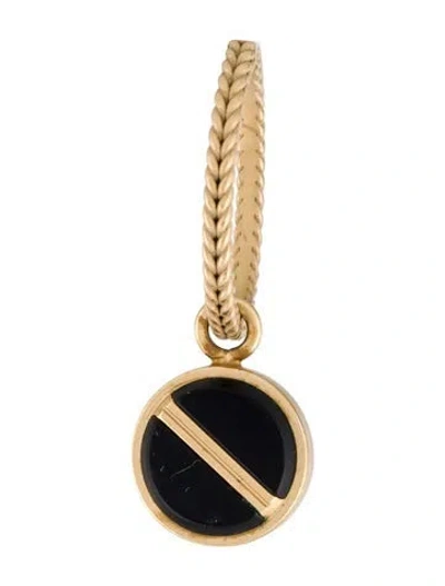 Pre-owned Maison Margiela Resin Single Drop Hoop Earring In Multi