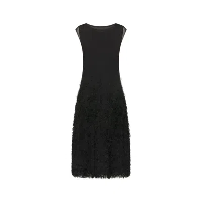 Maison Margiela Retrograde Silk Knit Dress Woman Black
