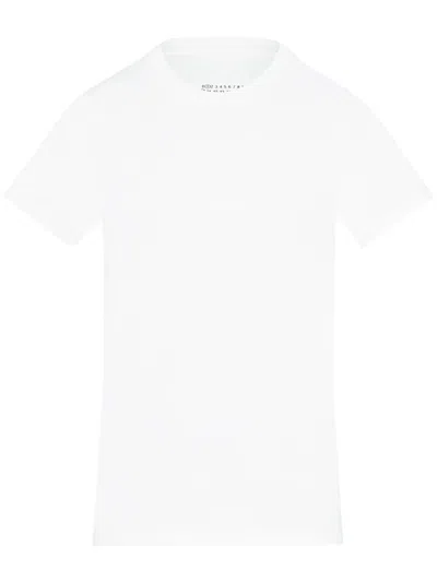 Maison Margiela Reverse Cotton T-shirt In Weiss