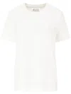 Maison Margiela Woman T-shirt Ivory Size M Cotton In 中性色