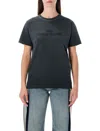 Maison Margiela Reverse Logo Cotton T-shirt In Gray