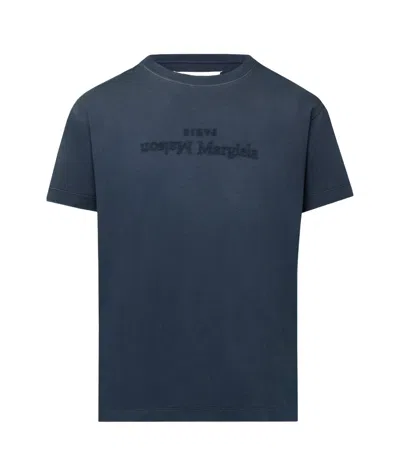 MAISON MARGIELA MAISON MARGIELA REVERSE LOGO DETAILED CREWNECK T-SHIRT