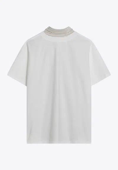 Maison Margiela Reversed Crewneck T-shirt In White