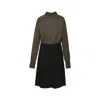 Maison Margiela Reversed Shirtdress Woman Brown And Black