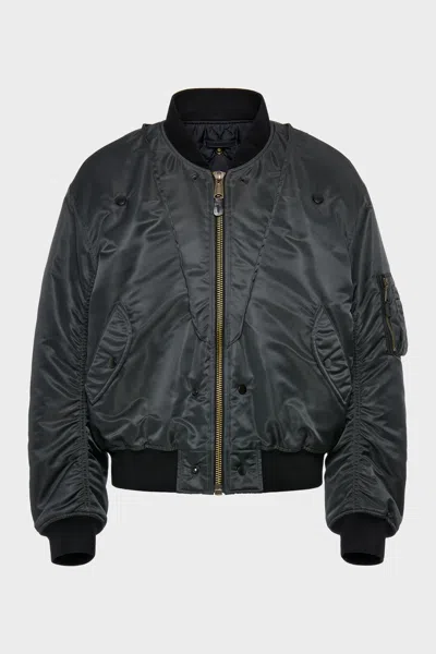 MAISON MARGIELA REVERSIBLE BOMBER JACKET MAN DARK GREY