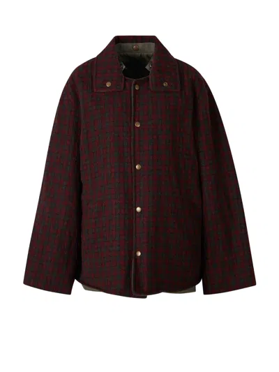Maison Margiela Reversible Nylon Jacket In Multi