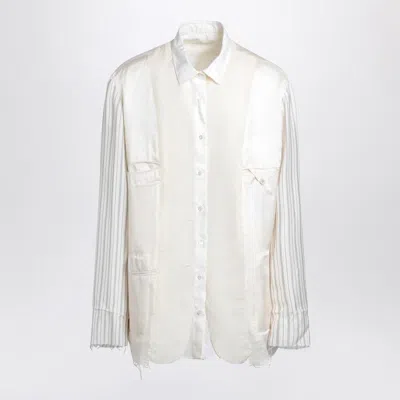 MAISON MARGIELA REVERSIBLE SHIRT ANONYMITY OF THE LINING IN ÉCRU