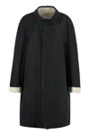 Maison Margiela Women's Reversible Trench-coat In Black